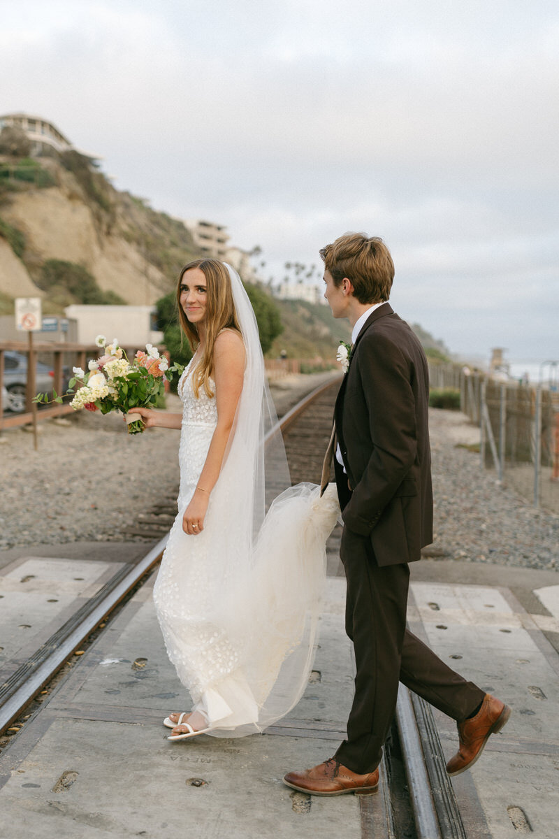 A wedding in San Clemente, California