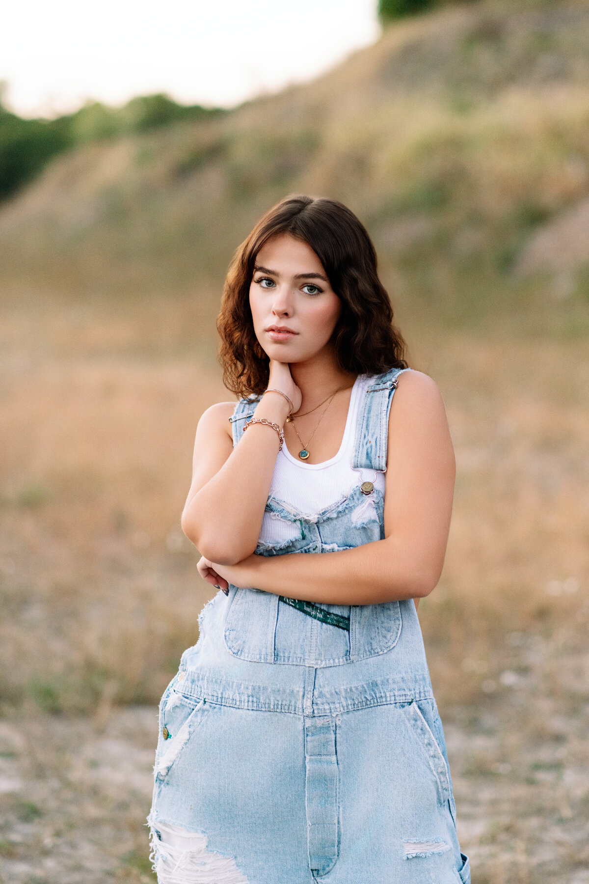 Kansas City Senior Pictures at a field