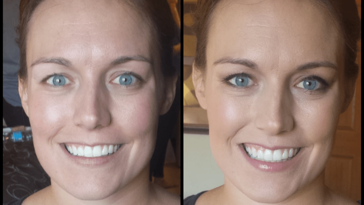 Event makeup before and after - Makeup by Molly