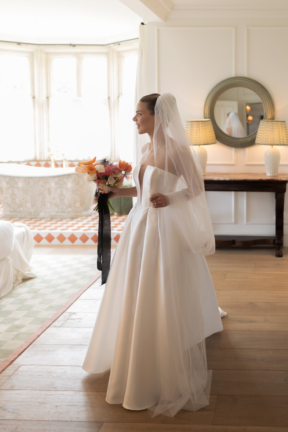 Bridal portrait at Kin House