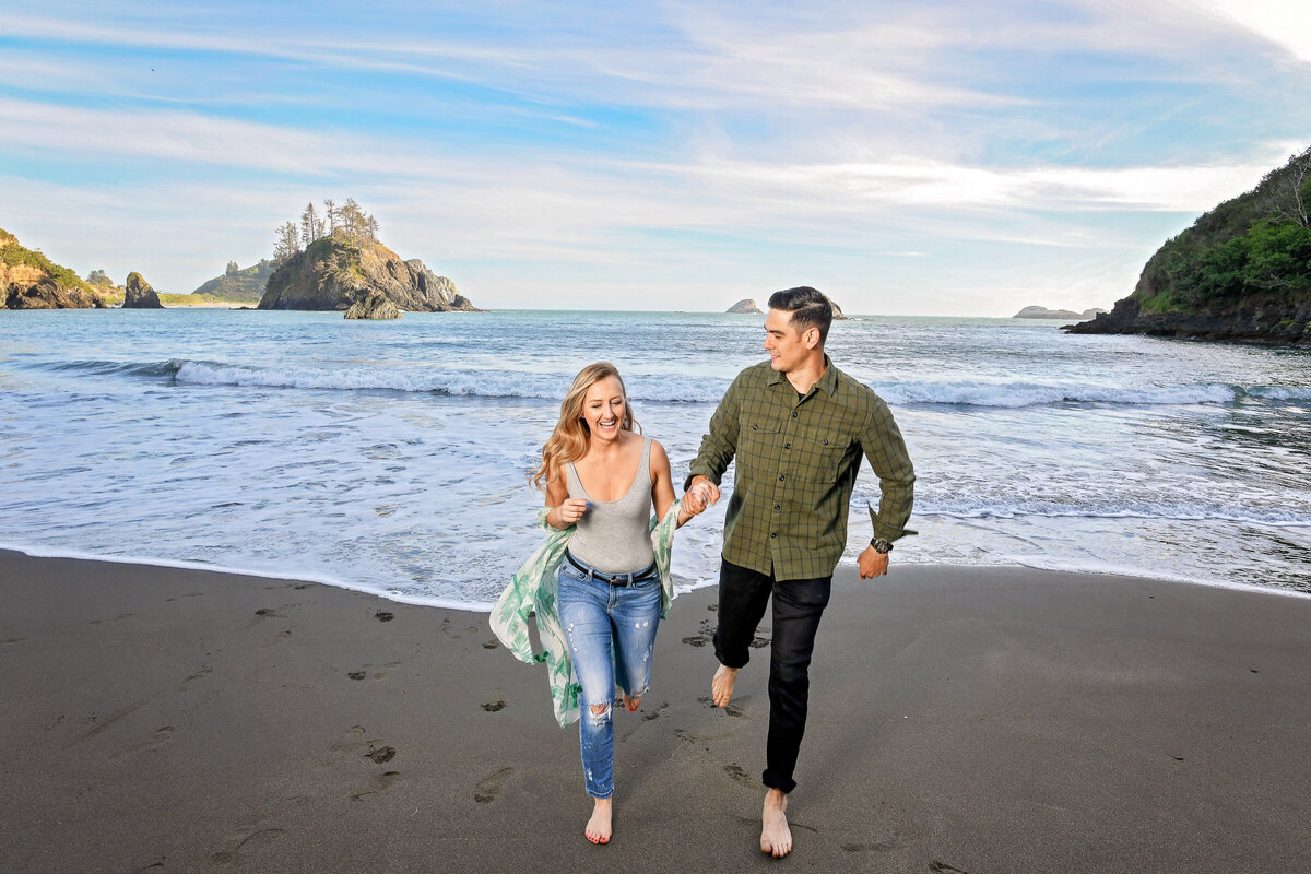 -Humboldt-County-Engagement-Photographer-Redway-Photographer-Parky's Pics-Trinidad-State-Beach-Sunset-engagement-1