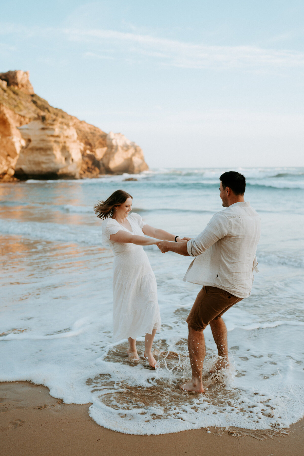 2024-02-27-Bree + Pat Beach Engagement Session Warrnambool Daisy + Pine-267