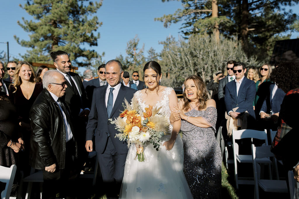 Sally and Pablo_mother and father walking bride