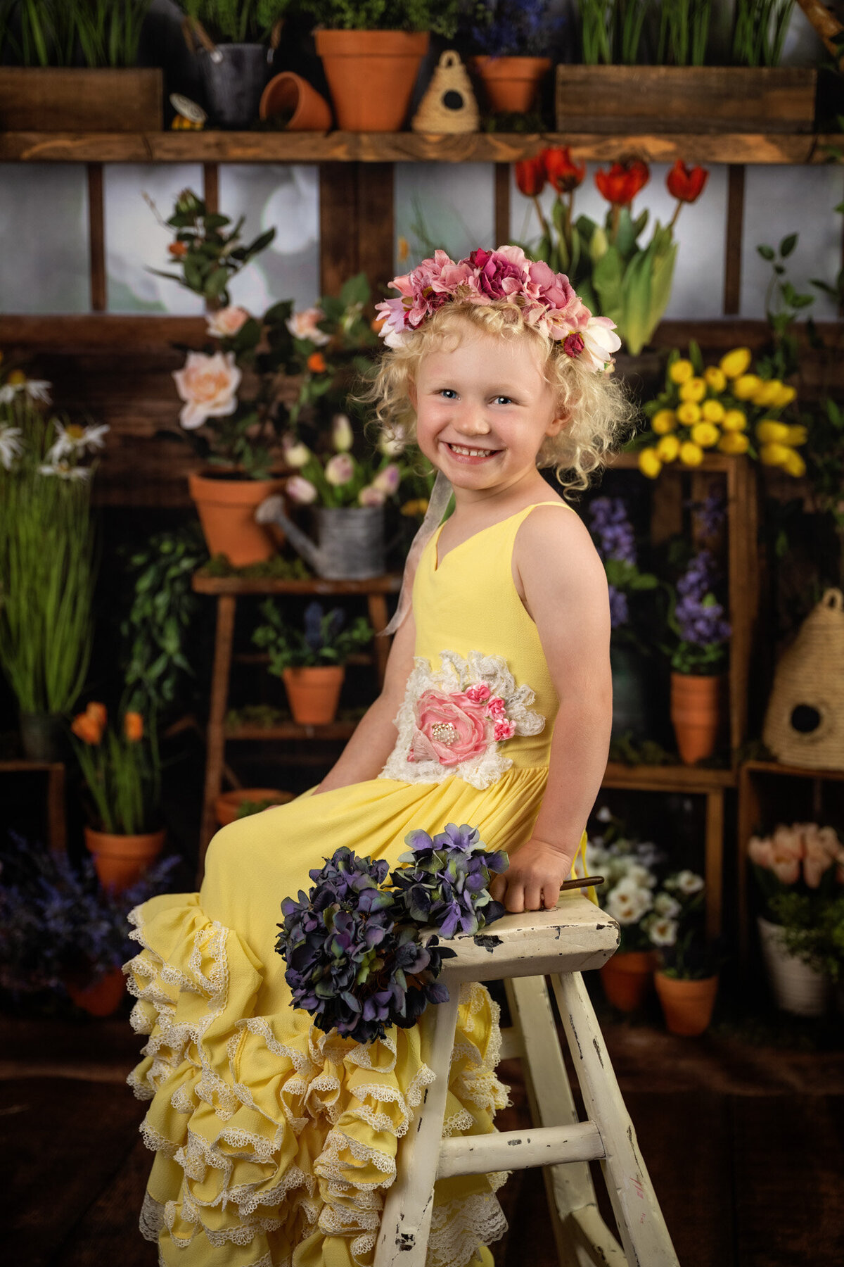 pretty girl in yellow dress-1-2