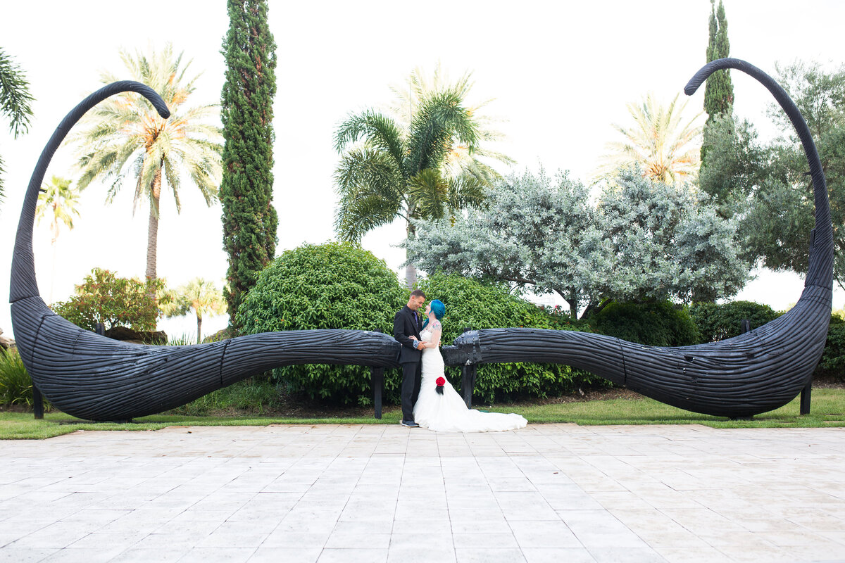 15 - Dali Museum St. Pete Wedding Bride & Groom - Tampa Bay Wedding Planner