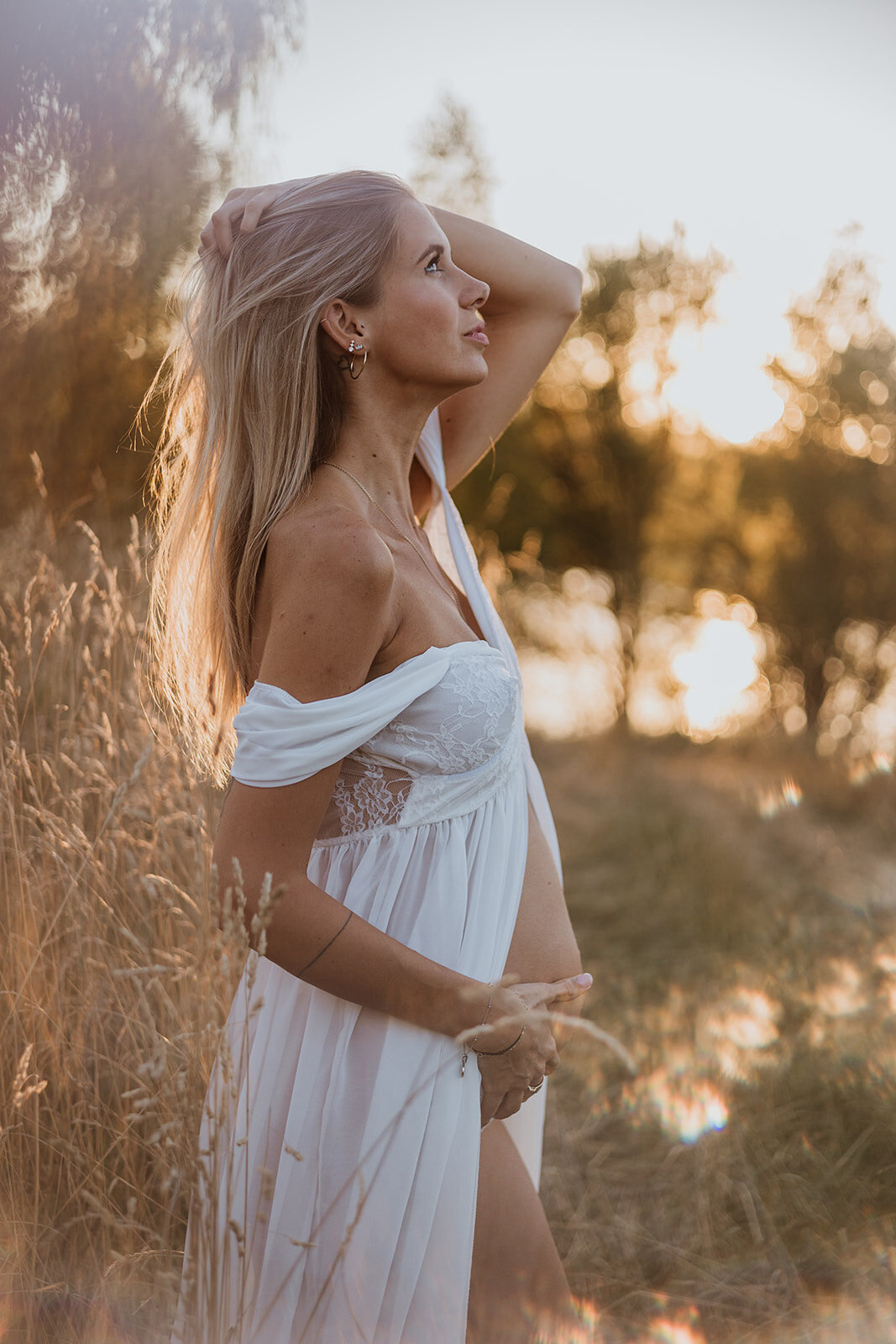 intimní těhotenská fotografie v přírodě fotografka pro ženy markéta zýka