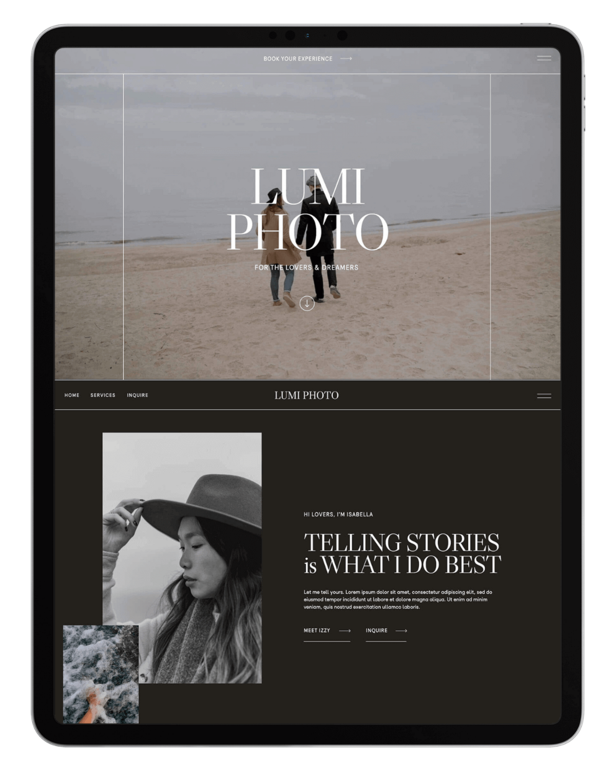 lumi-showit-template-photographers