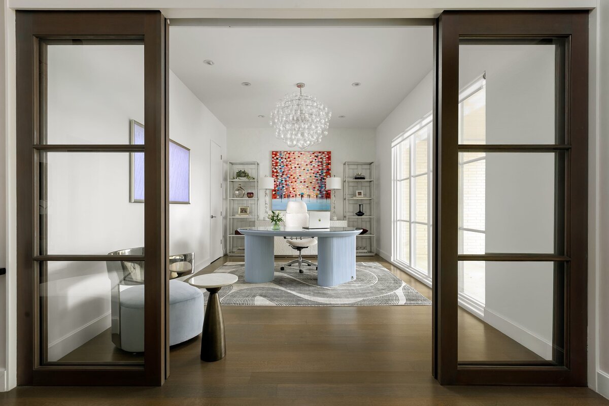 rebekah nicole interiors arbor study with double doors