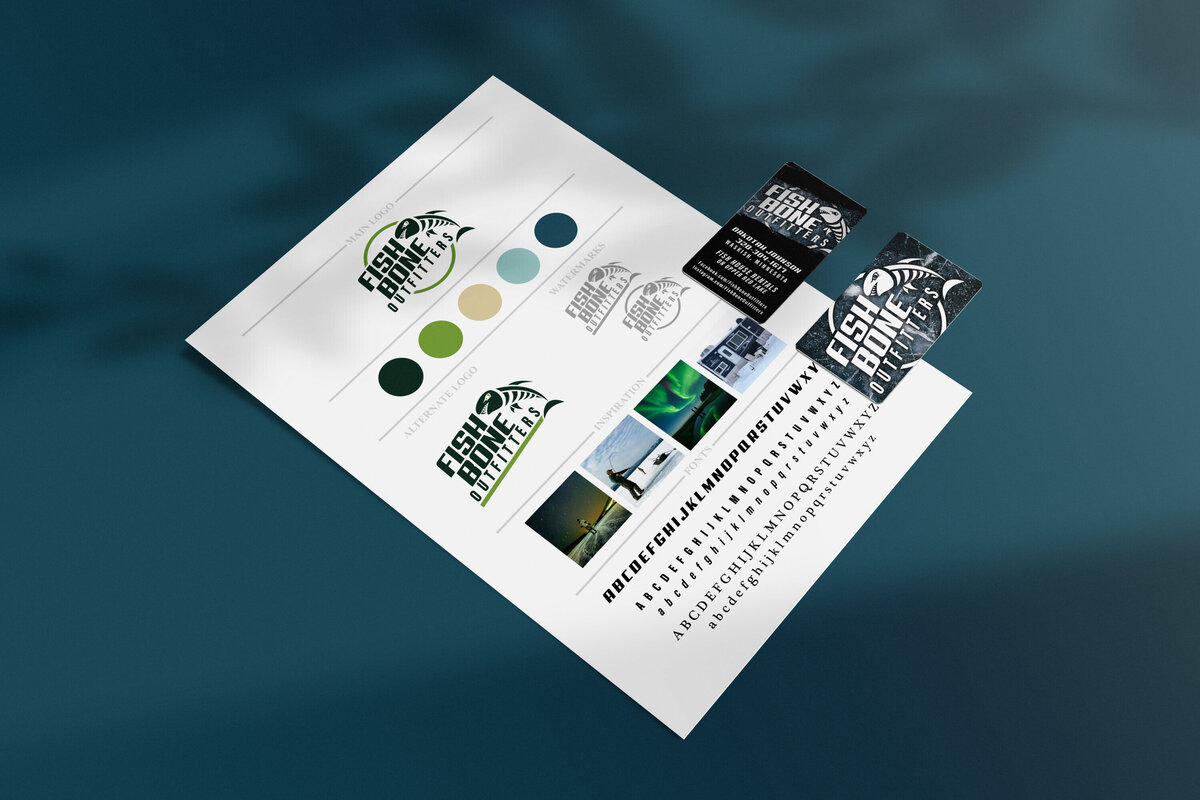 Fishbone Outfitters Brand Design by Alyssa Daken