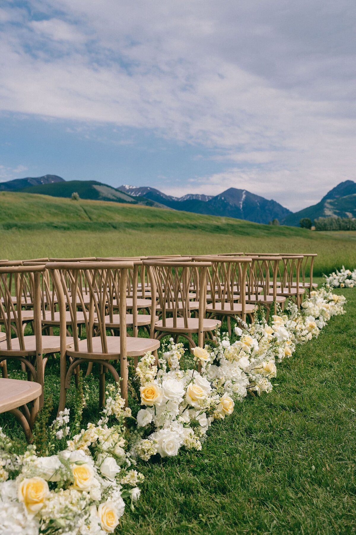 ranch wedding flowers
