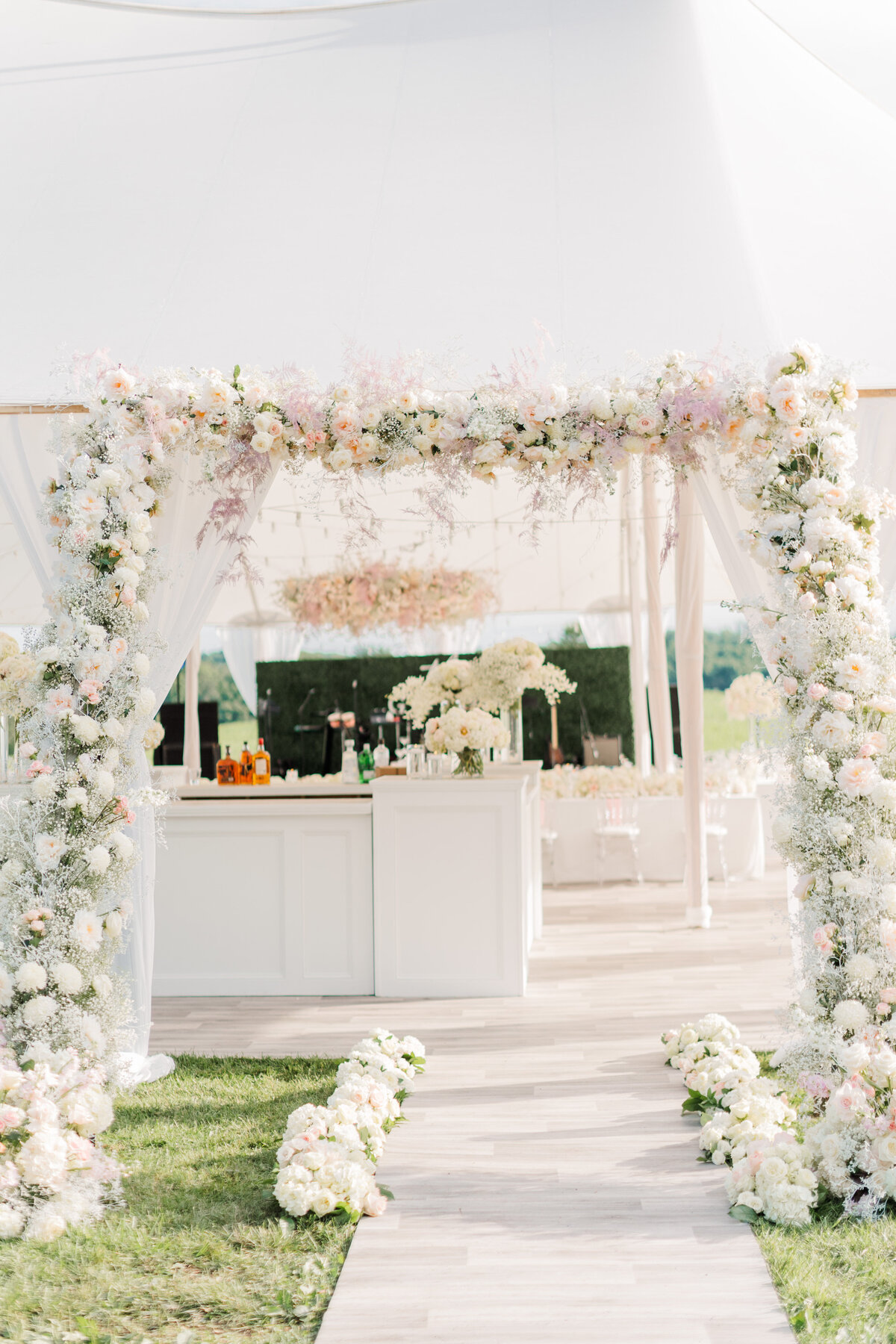 Classic Blush & Gold Goodstone Inn Wedding Reception Details Megan Kelsey Photography-1258