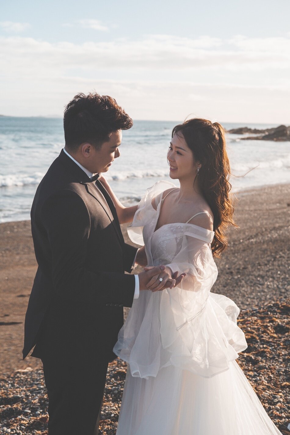 Wedding shoot, Coromandel Peak, Wanaka. Vera Wang Haute iconic wedding dresses.