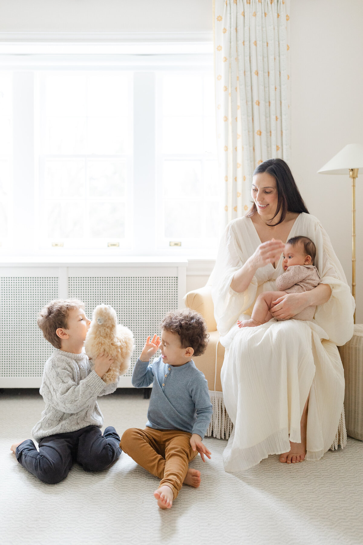 Philadelphia in-home family portrait session - 20