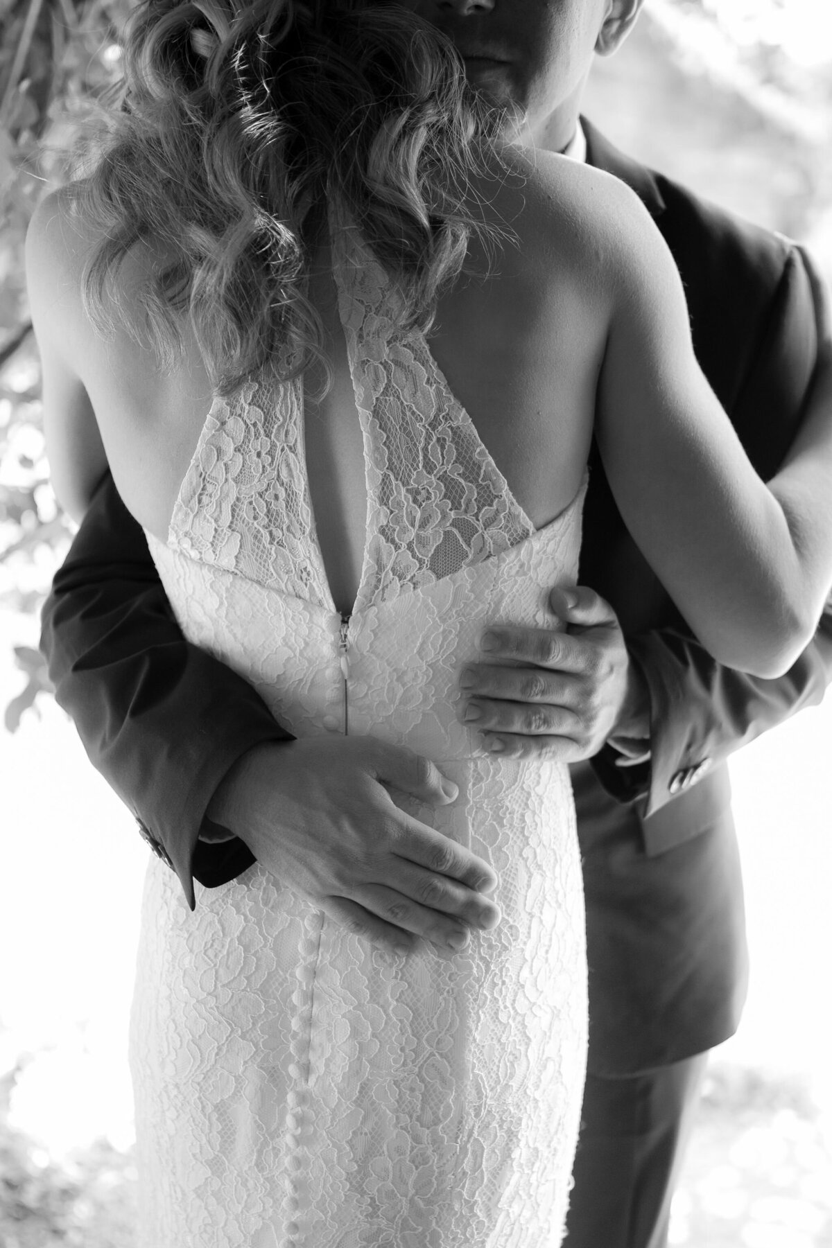 Black & White Timeless Wedding Photos by Lisa Blanche Photography