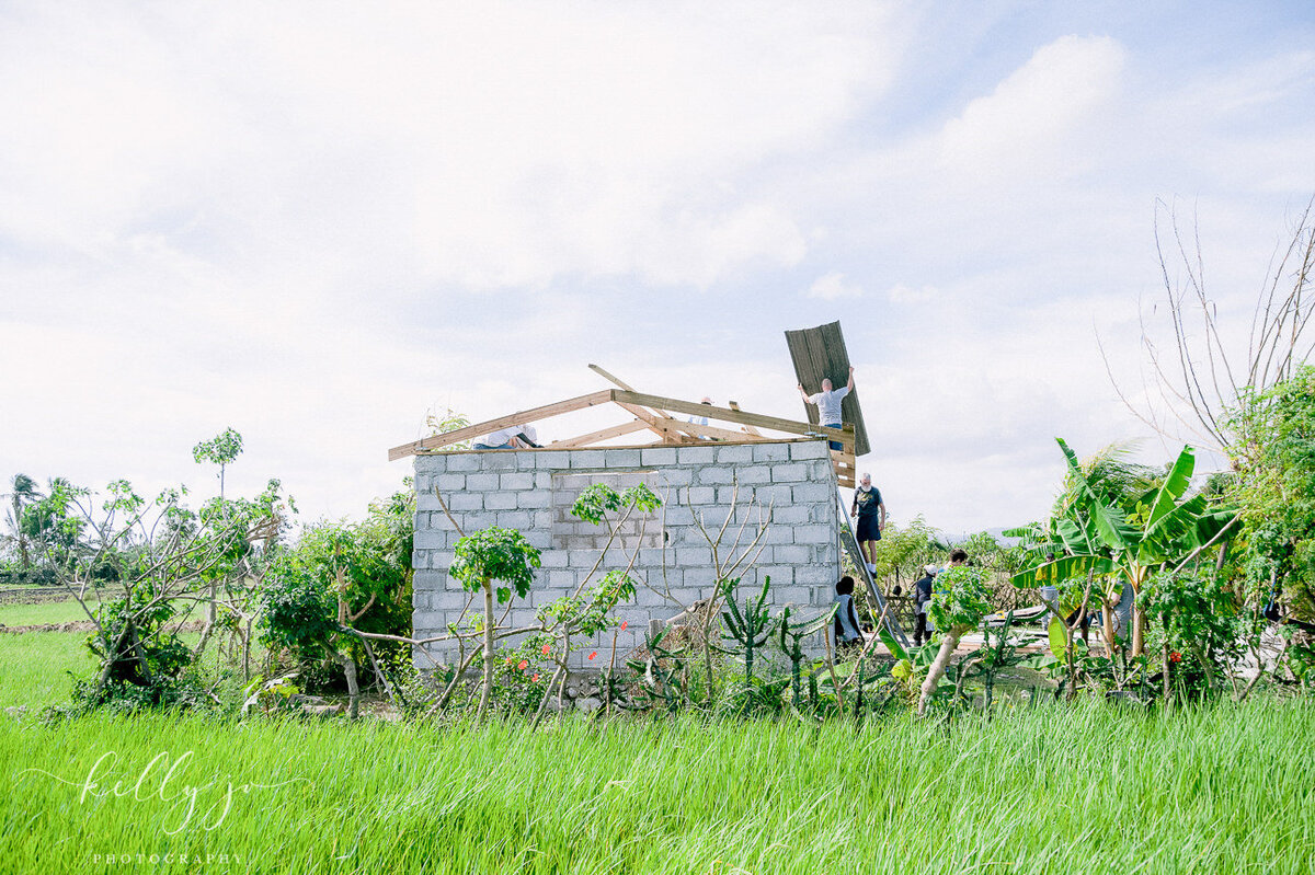 a home being rebuilt in Haiti captured for a travel photographer