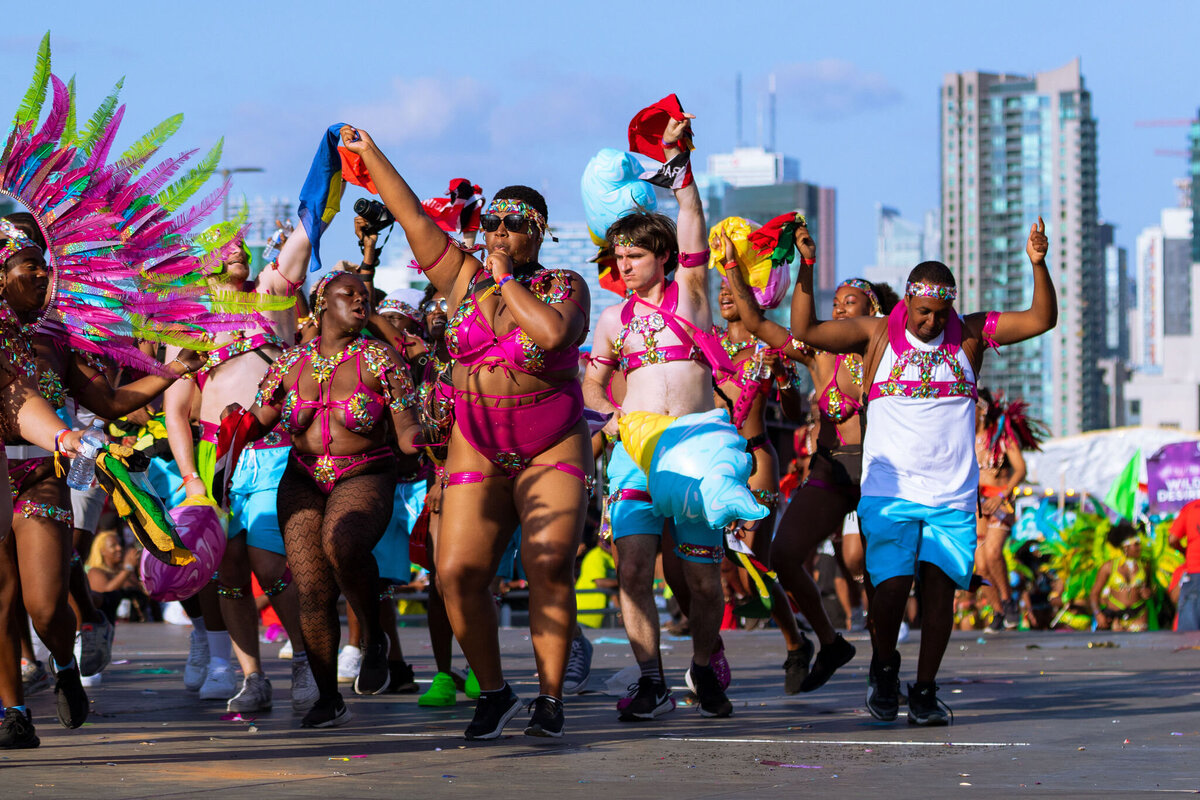 Photos of Masqueraders from Toronto Carnival 2023 - Sunlime Mas Band - Medium Band of The Year 2023-036