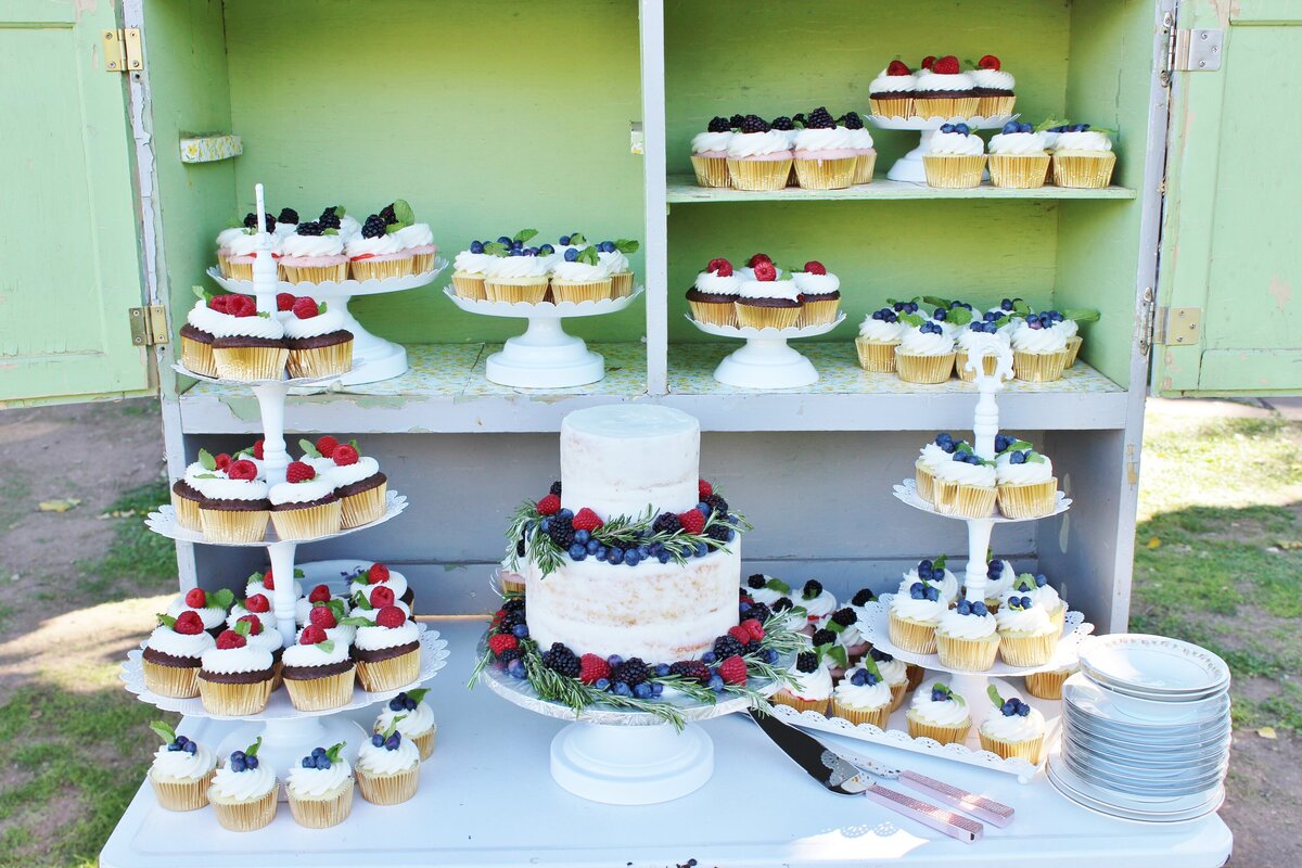 Cupcakes.display.fruit