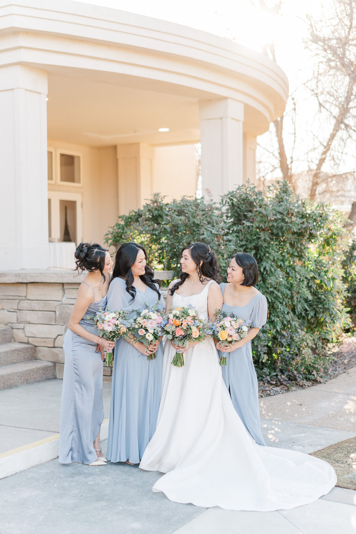 Chateaux at Fox Meadows Dusty Blue Garden Florals Wedding Elena Spraguer Photography 0074