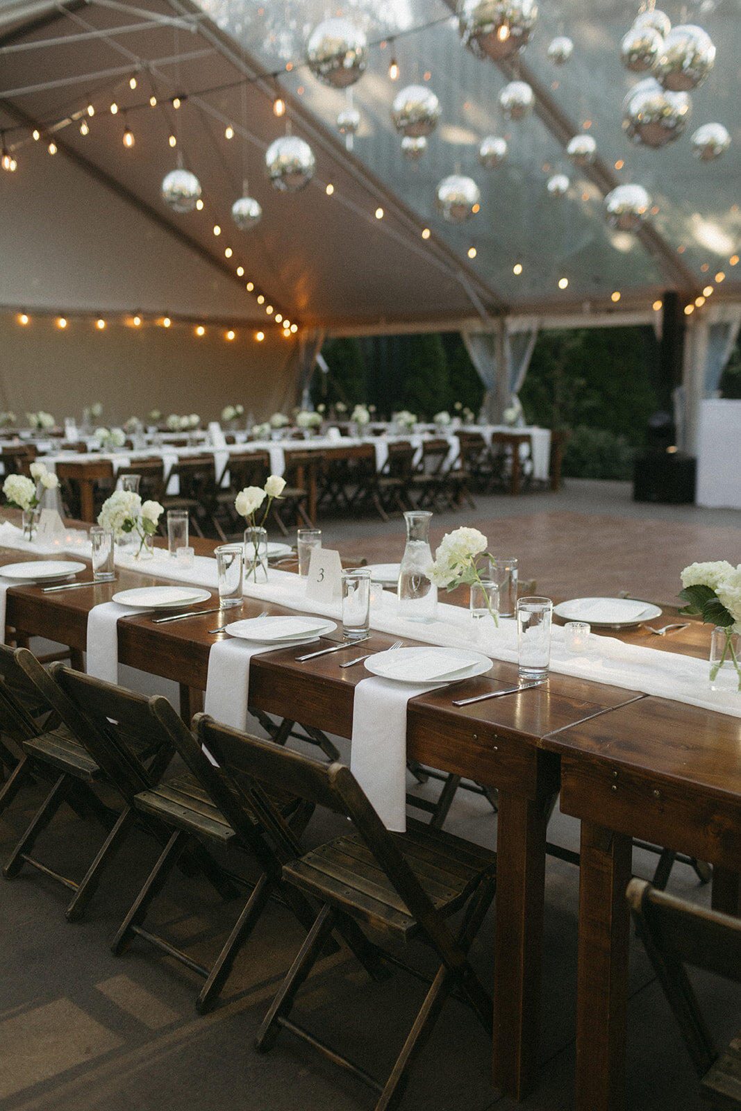 the griffin house disco ball wedding inspo