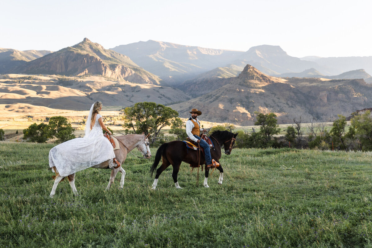 Travis+Casey Grizzly Ranch Cody, Wyoming Cowboy Wedding-564