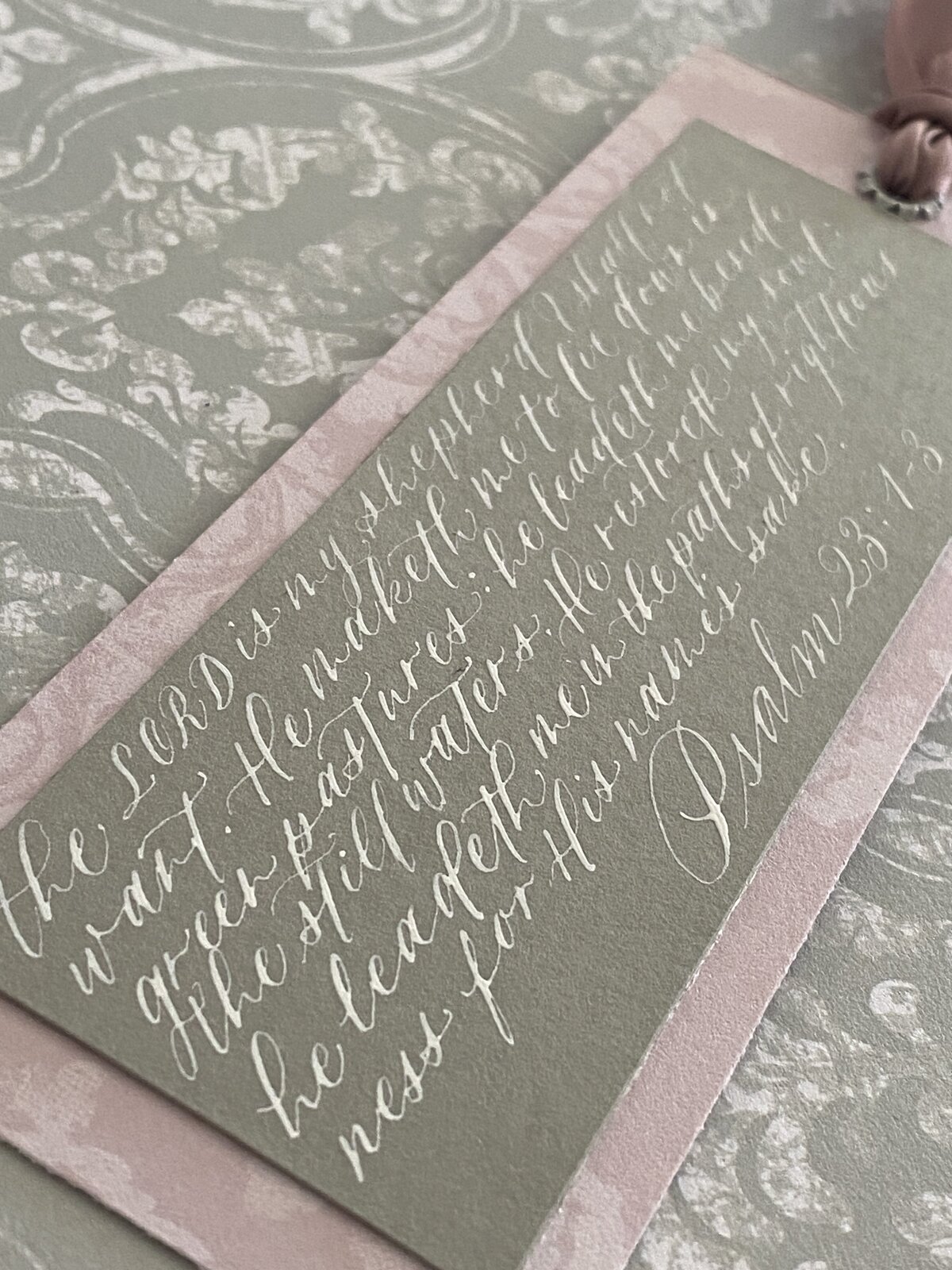 calligraphy bookmark 1