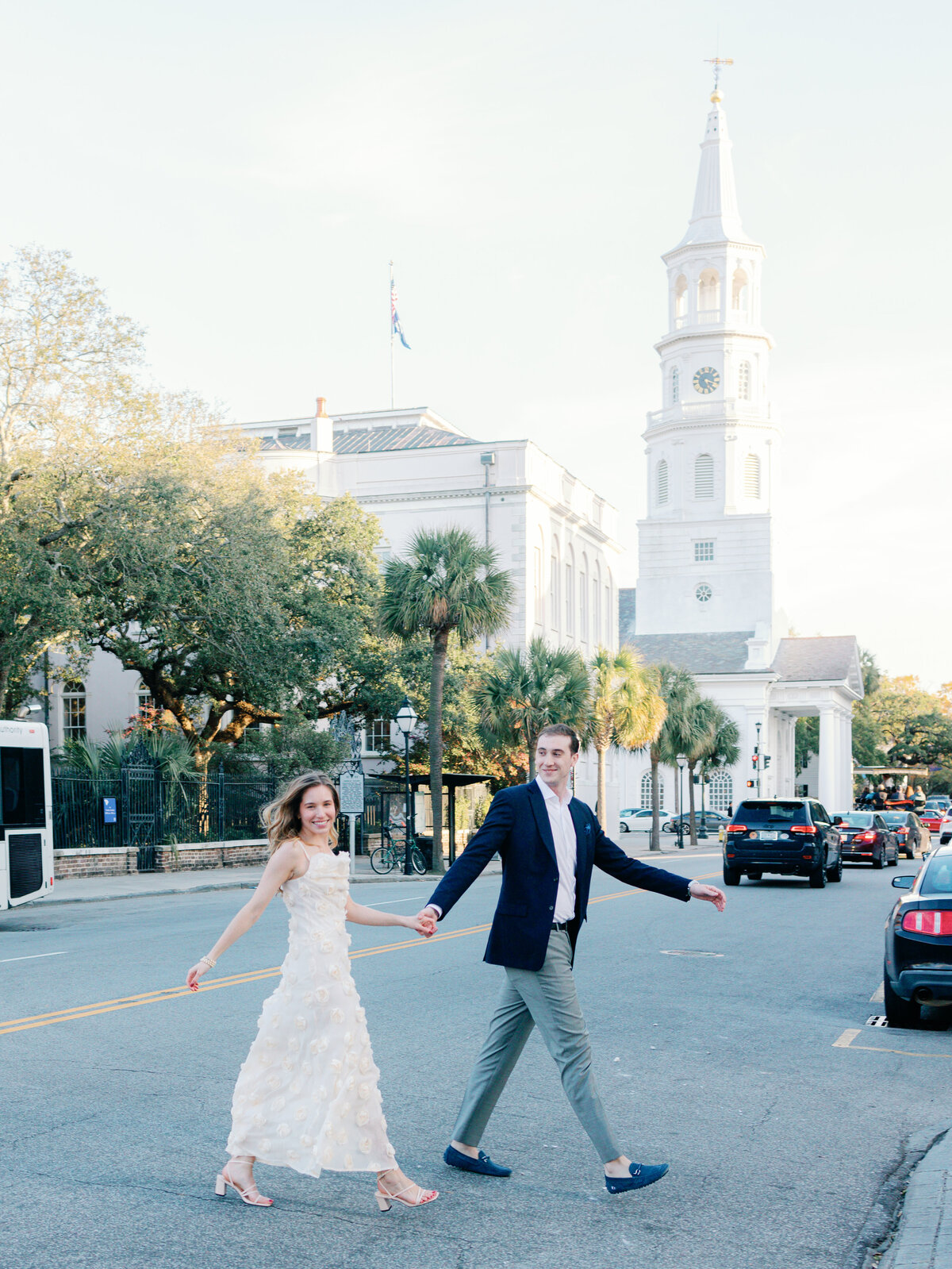 Downtown Charleston Engagement Photos