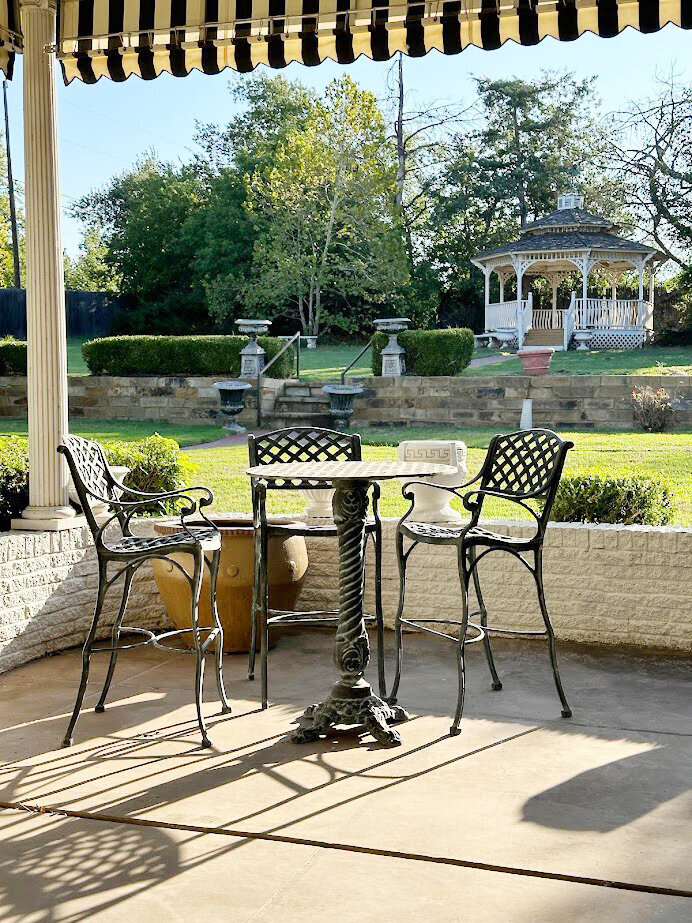 Back Patio Lewcy Manor