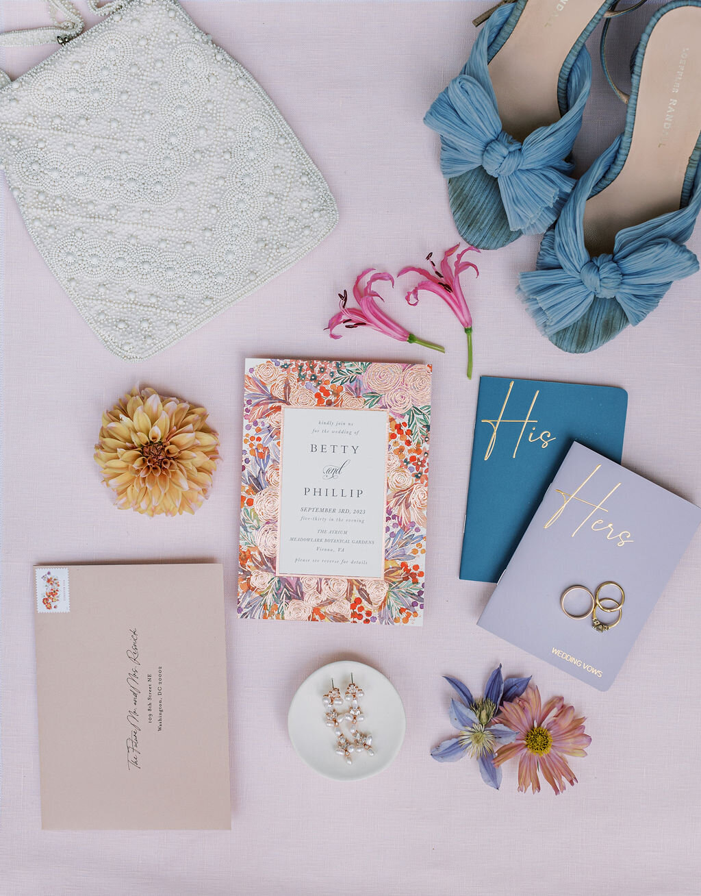 Floral Wedding Invitations | Adela Antal Photography