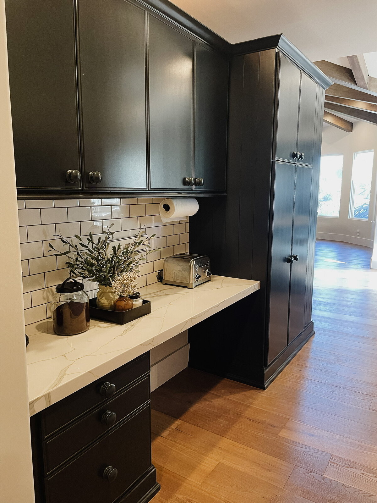 coffee nook in kitchen