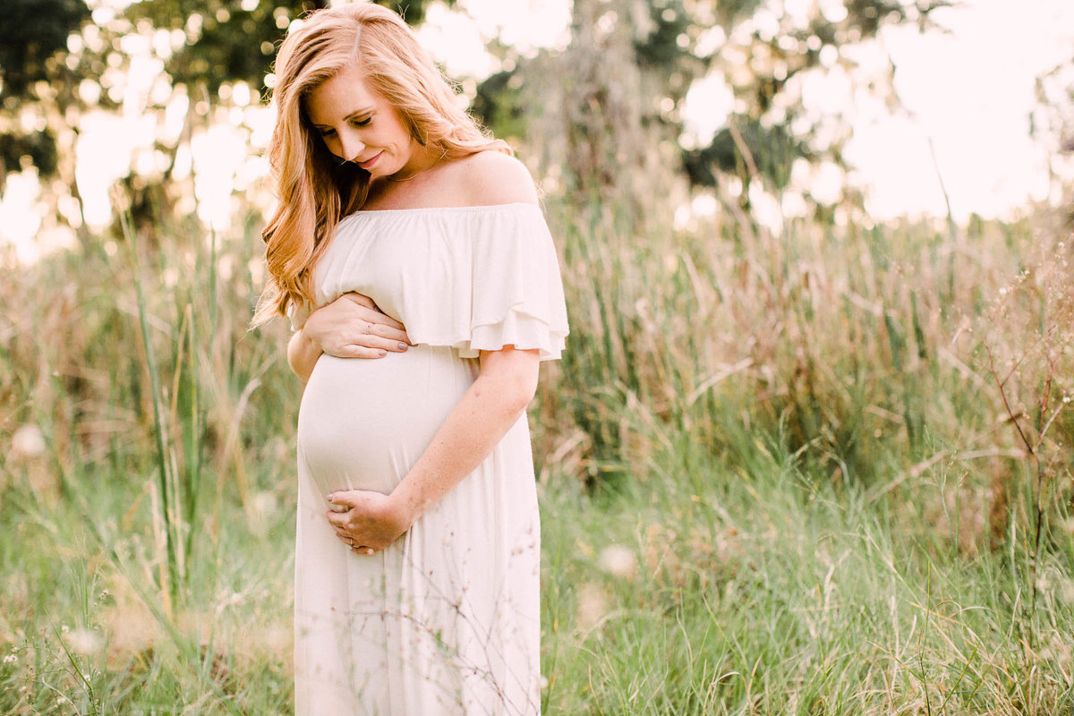 Rustic Field Maternity Session
