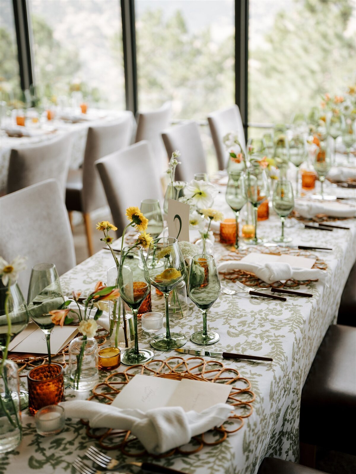 green themed wedding design