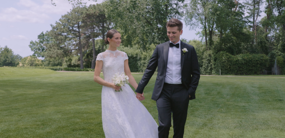 Daniel + Lauren in White bear lake wedding video at 7 vines vineyard