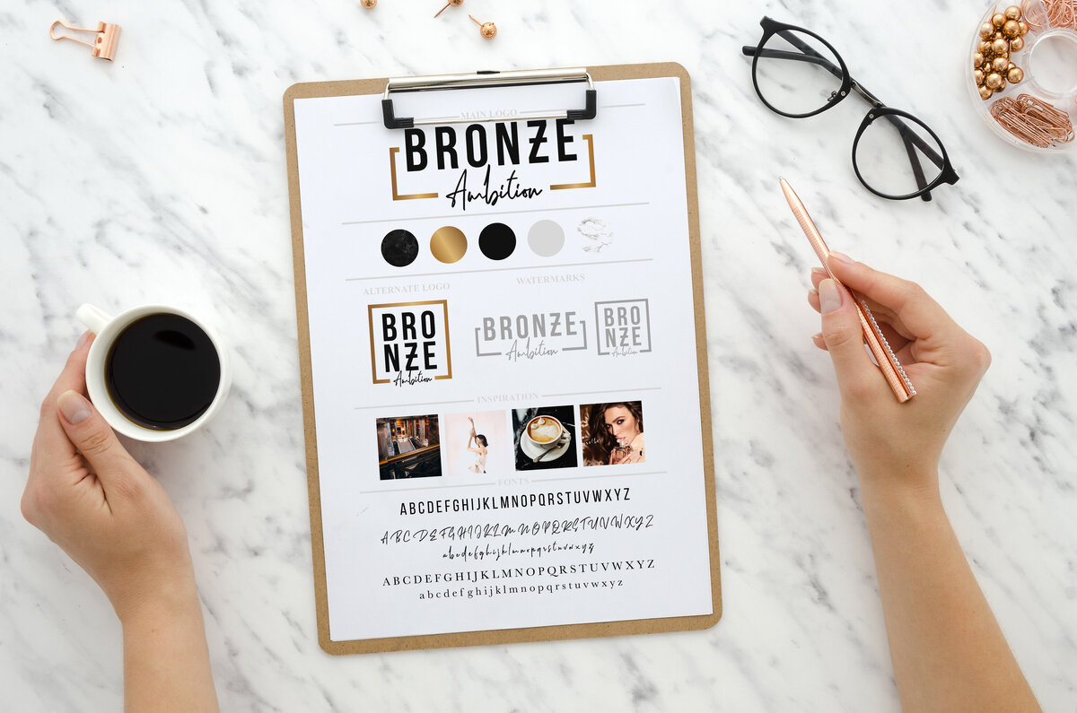 Modern brand design for a spray tan business in bemidji, minnesota