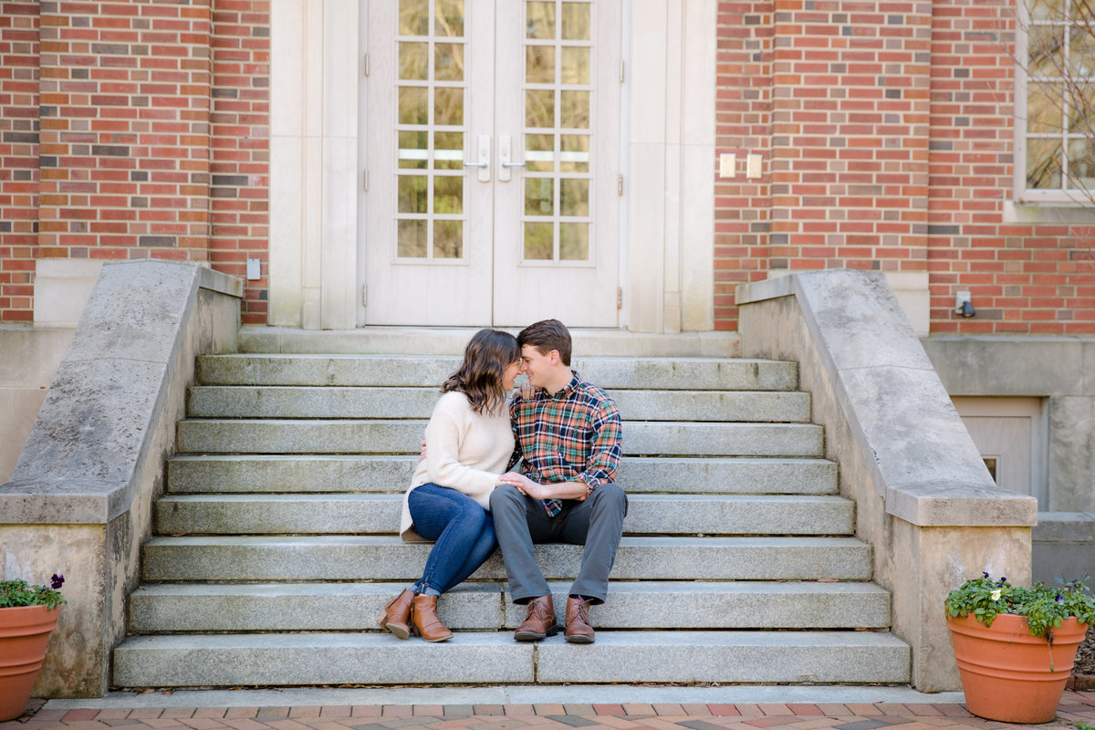 Photography by Tiffany - Fayetteville NC Wedding and Portrait Photographer - Apex  - Southern Pines - Pinehurst - Davidson College Engagement Session - January 26, 2019 - 4