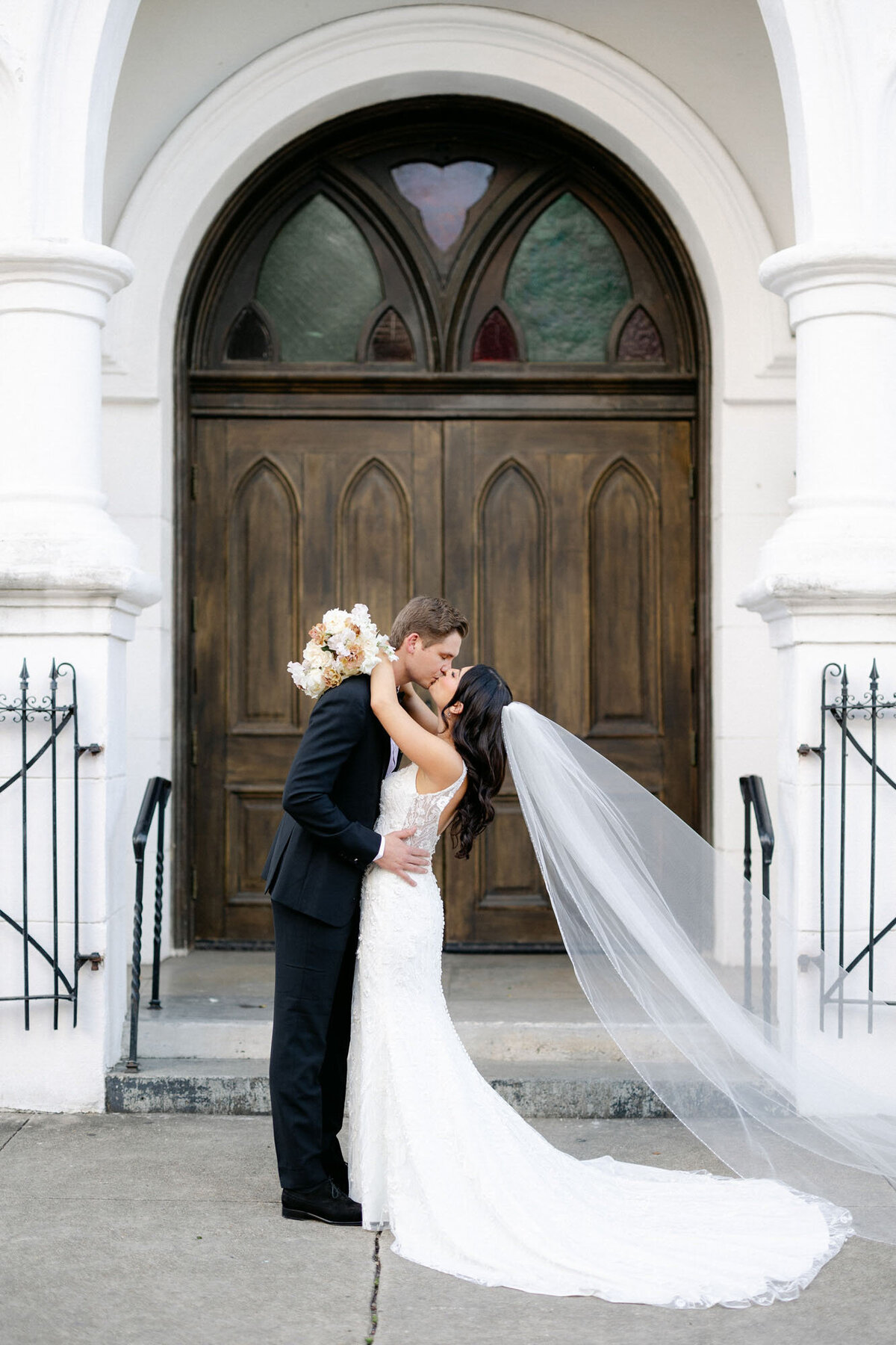 Gracie and Sean's wedding reception at il Mercato in New Orleans, LA