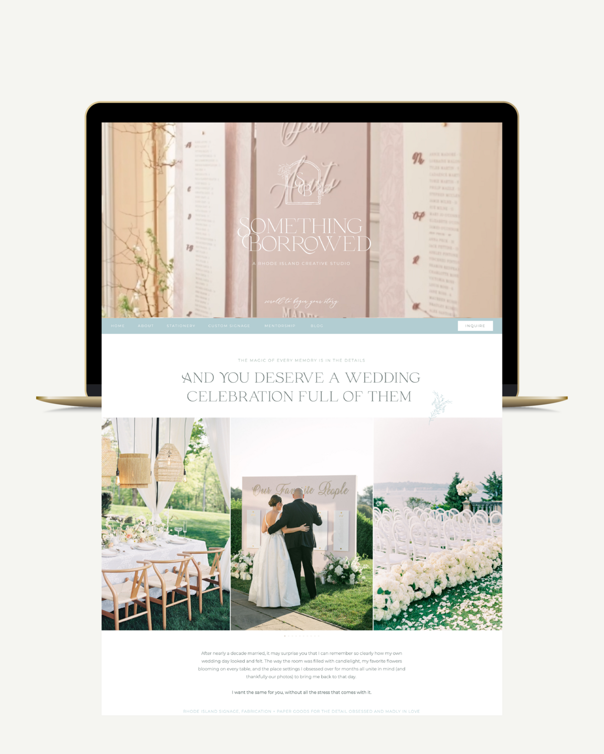 Something Borrowed Website JAI