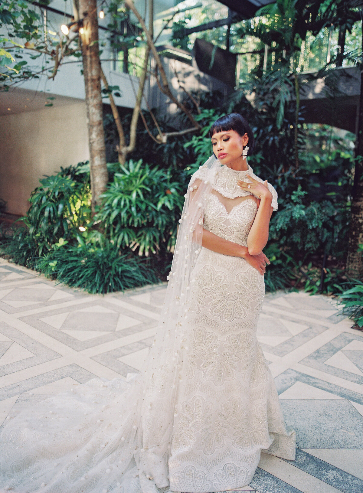 Bali Glass House Tirtha - Vicki Grafton Photography - Tropical Bali Micro Wedding Elopement Insporation-614