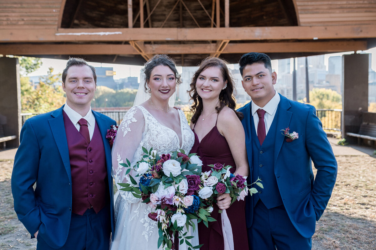 Luxury wedding rings close-up detail