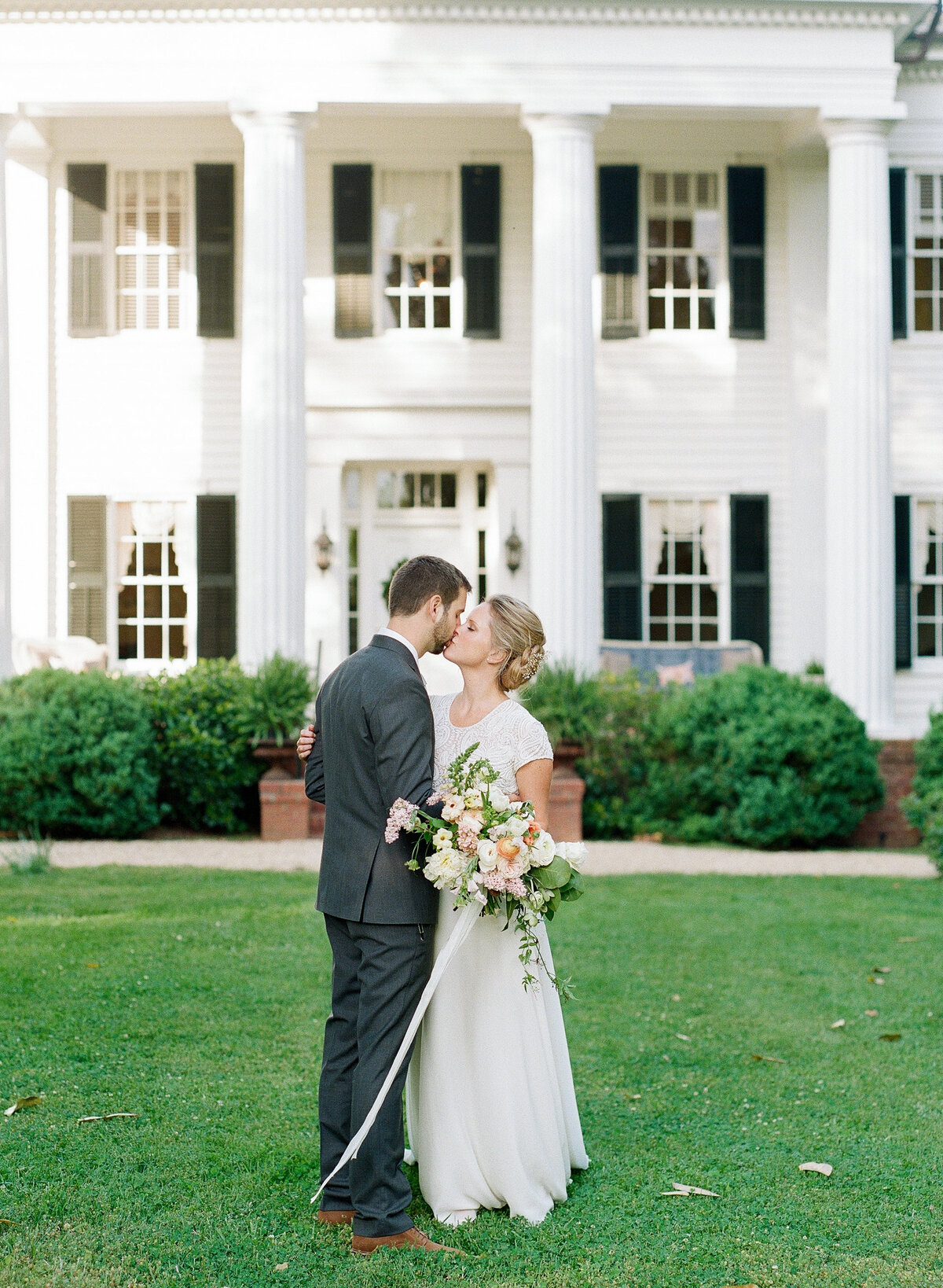 Bride and Groom Photos with Plantation