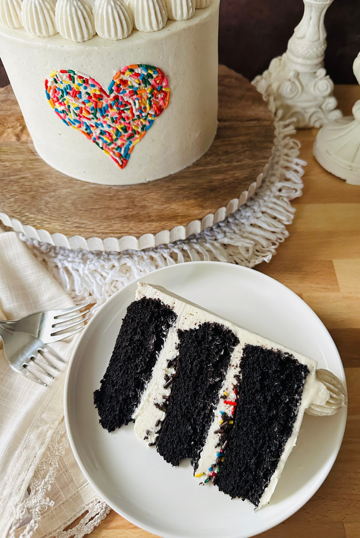 dark chocolate cake