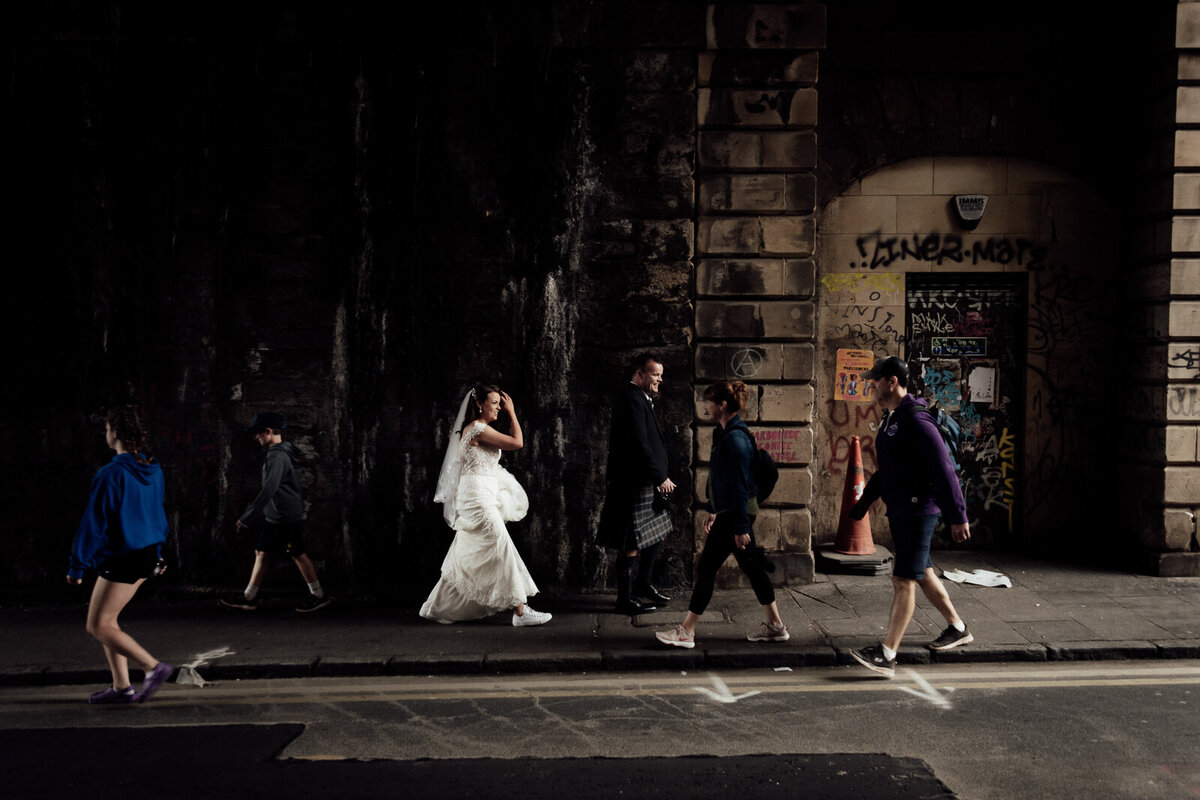 City Wedding Photographer | Edinburgh | Alternative