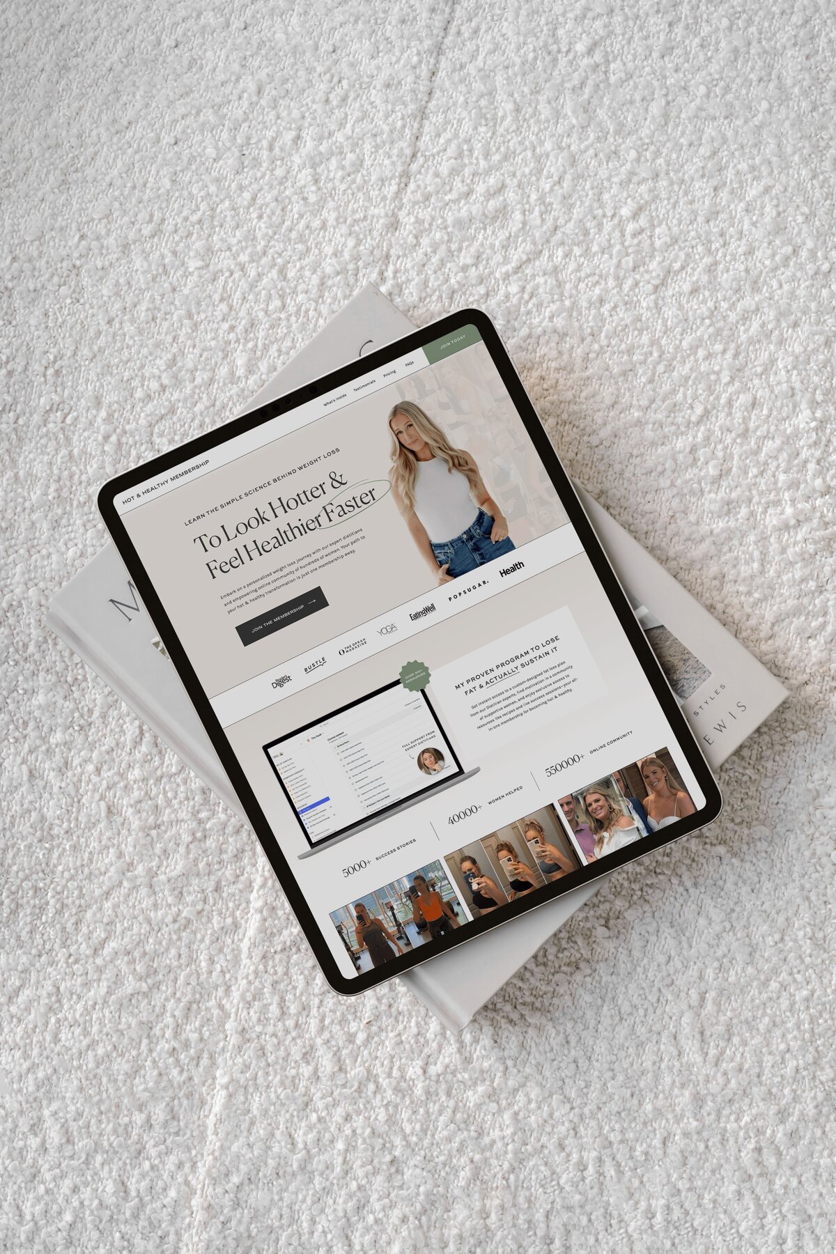 Custom Sales Page for Dietitian