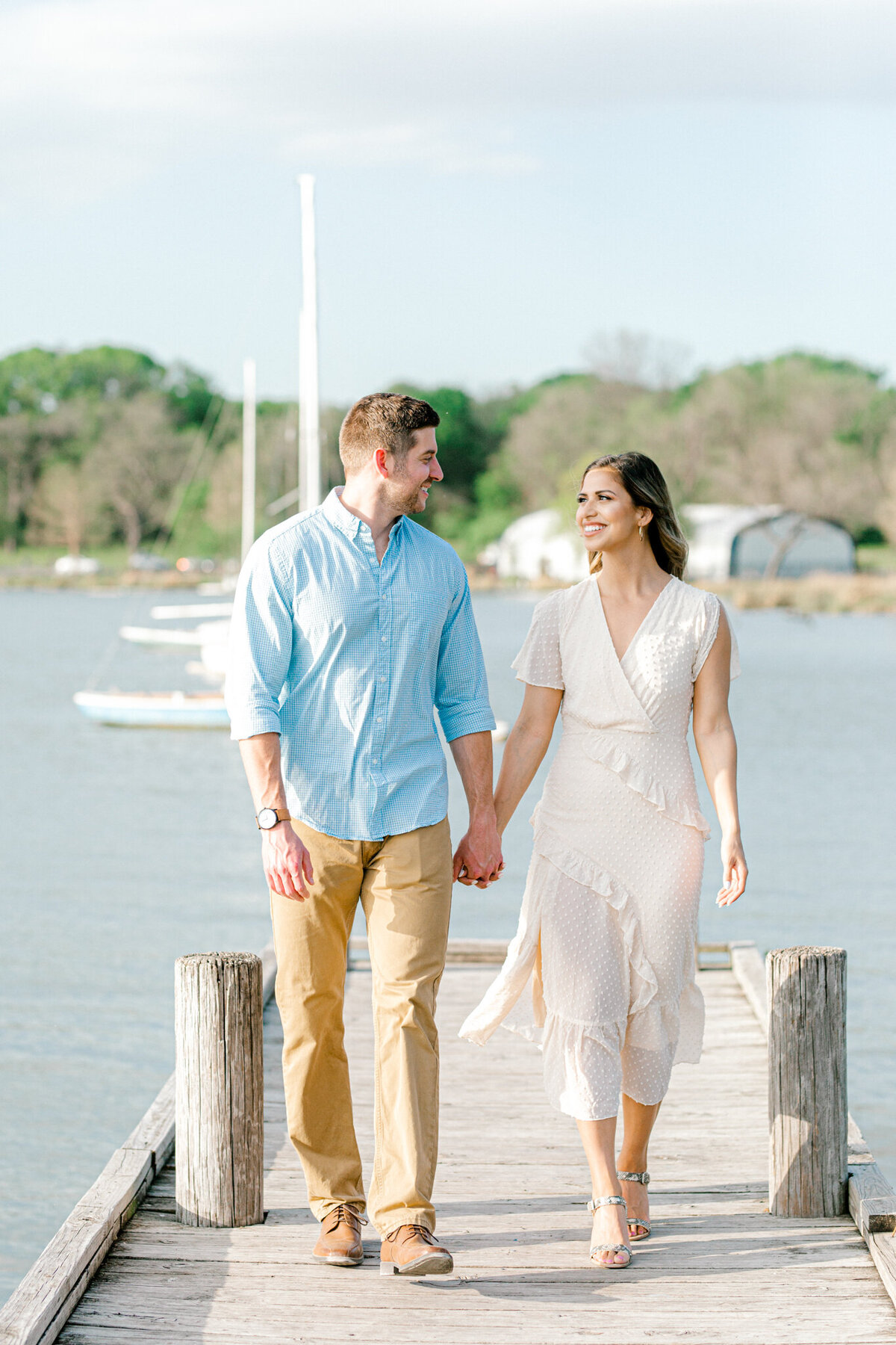 Anna & Brendan White Rock Lake Engagement Session | Dallas Wedding Photographer | Sami Kathryn Photography-12
