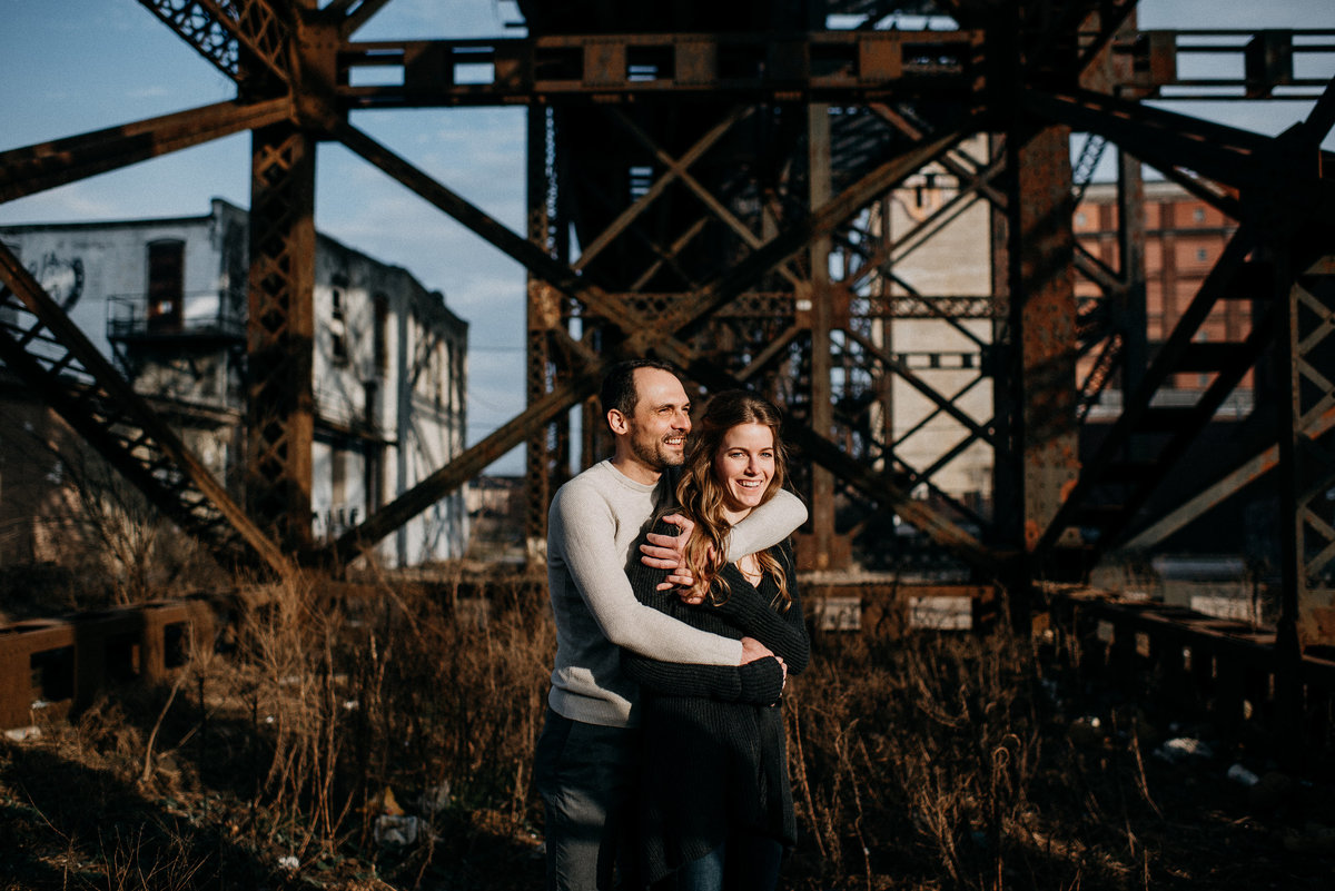 Industrial Downtown St Louis Engagement Session (5)