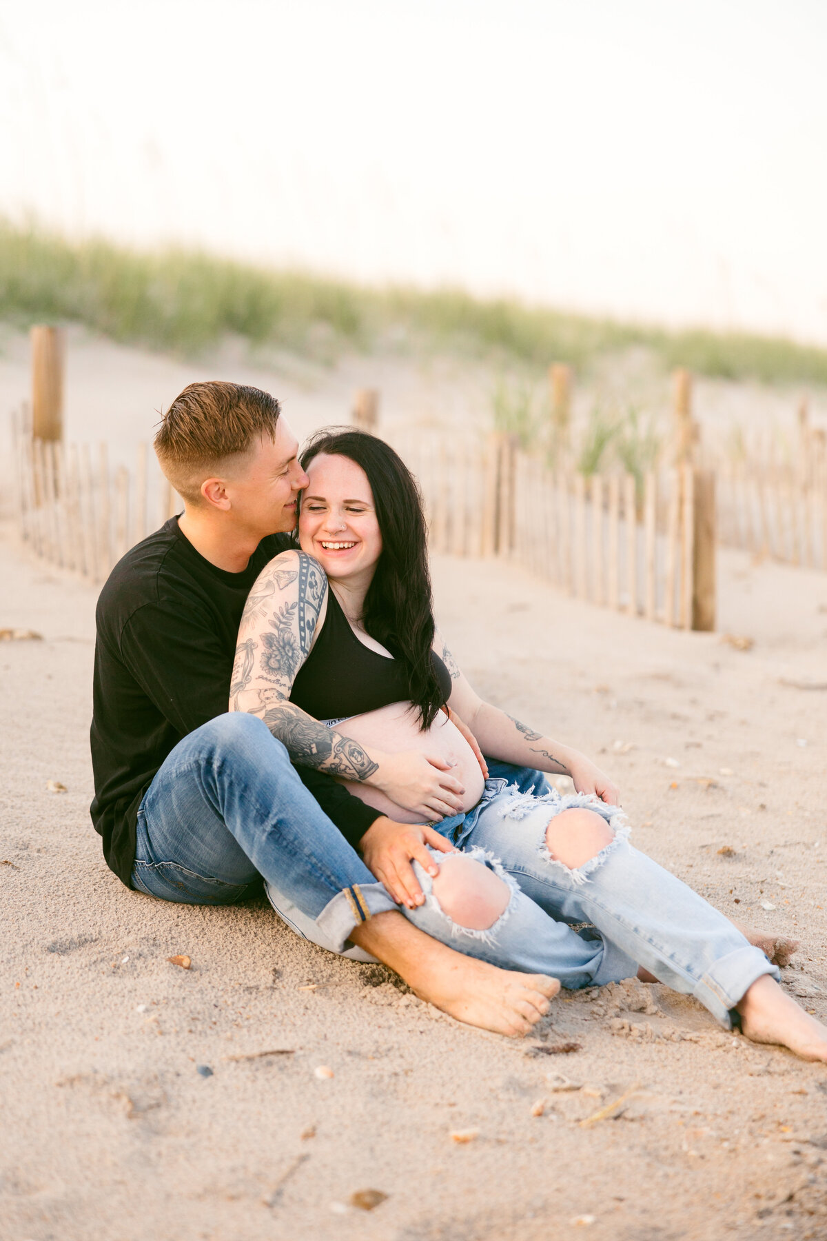 maternity-beach-session-eastern-nc