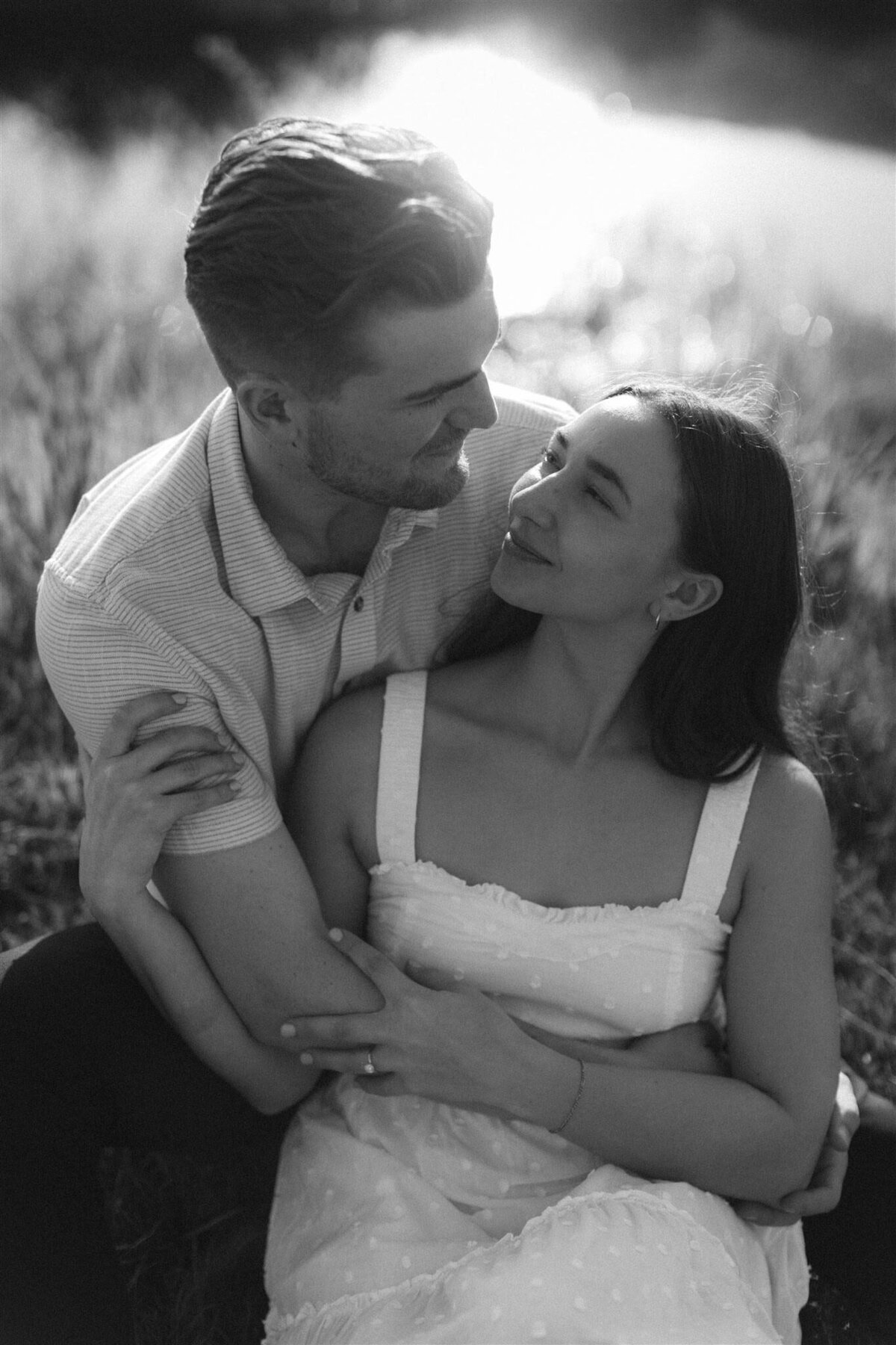 Gorgeous engagement portrait, captured by Bronte Taylor Photography, a Vancouver-based photographer with a playful, genuine and intimate approach.
