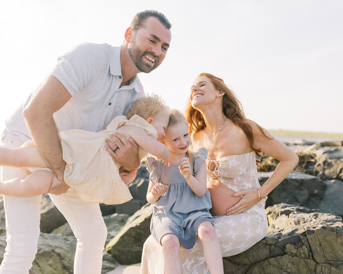 Jersey Shore beach maternity session - 13