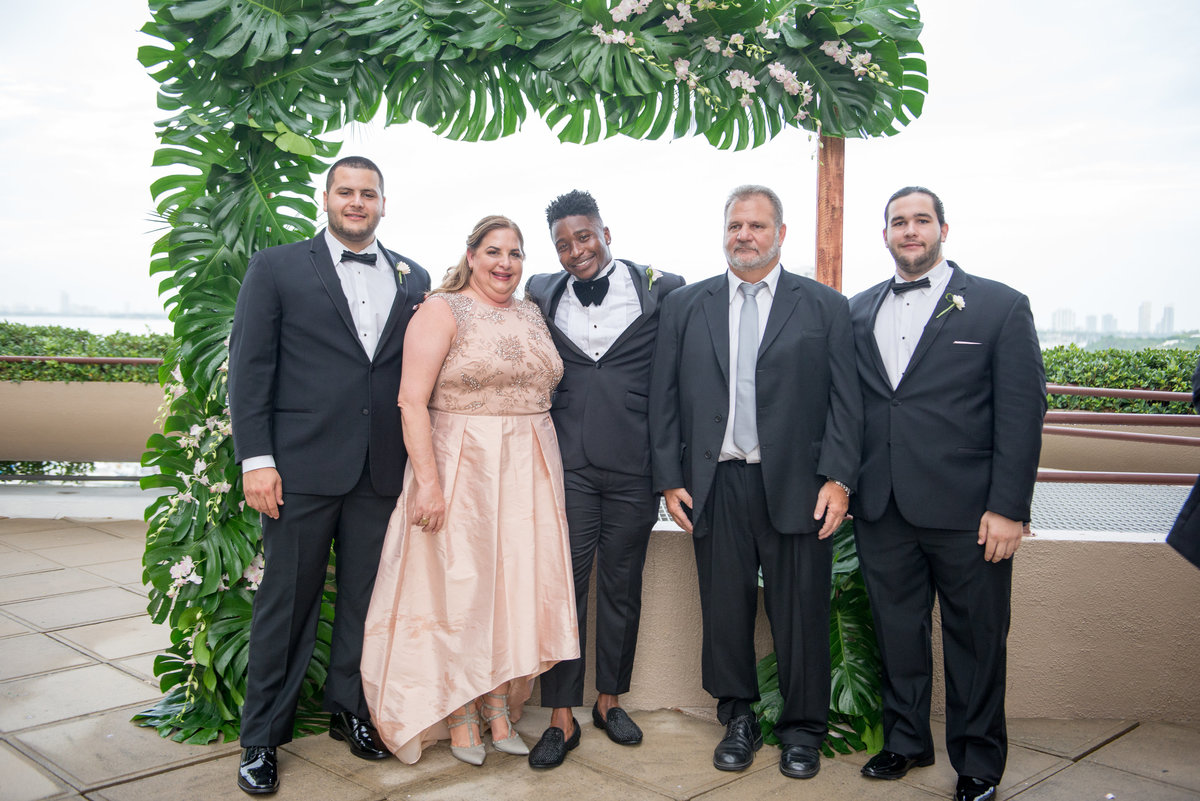 NFL Miami Dolphins Brandon Radcliff ShaKyra Radcliff Briza on the Bay Wedding Andrea Arostegui Photography-196