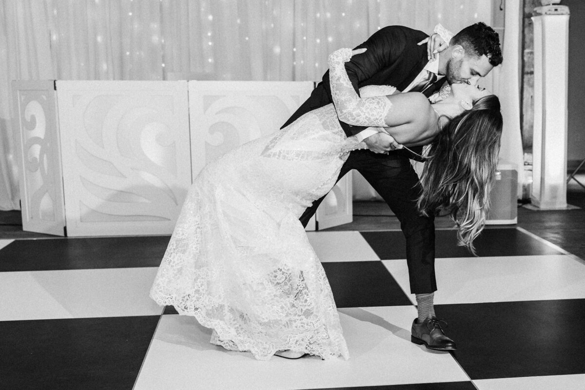 bride and groom dance at omni barton creek