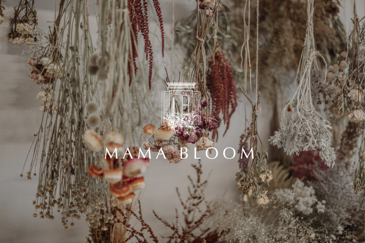 Mama Bloom florist brand design and website design